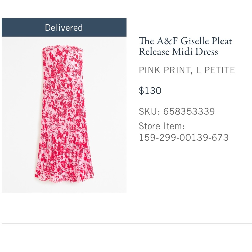 NWT A&F dress